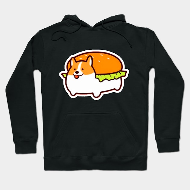 Borker Burger Hoodie by Newdlebobs